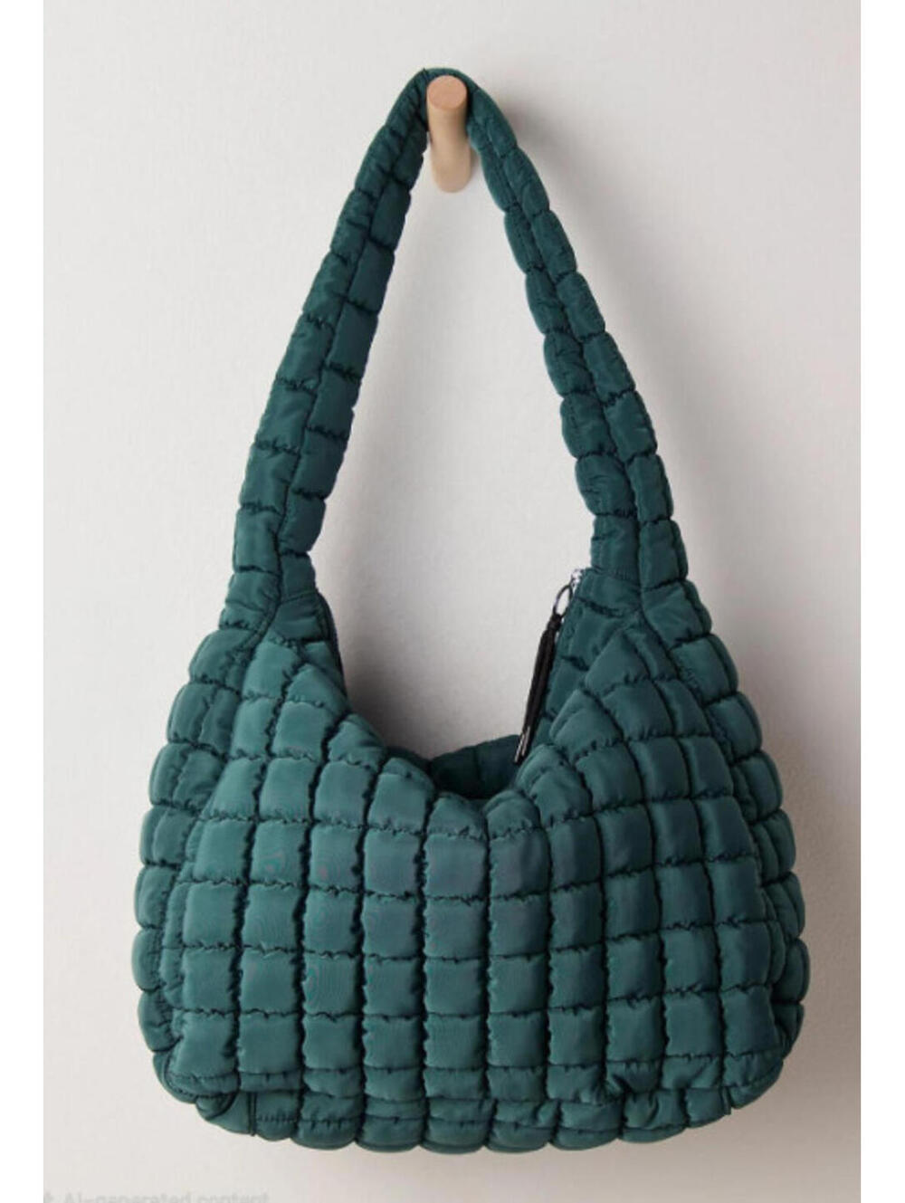 Brand new Free People Quilted Teal Patchwork Shoulder Bag - Picture 2 of 4
